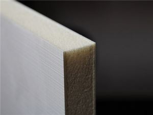 Laminowany, izolowany termicznie panel z włókna szklanego
